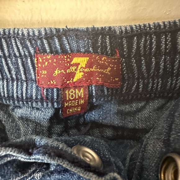 Baby boys’ 7 For All Mankind skinny jeans, size 18mo - Picture 3 of 3